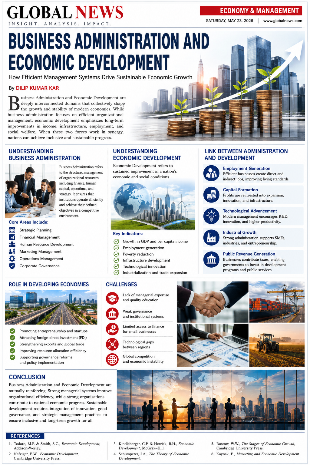 Business Administration and Economic Development How Efficient Management Systems Drive Sustainable Economic Growth