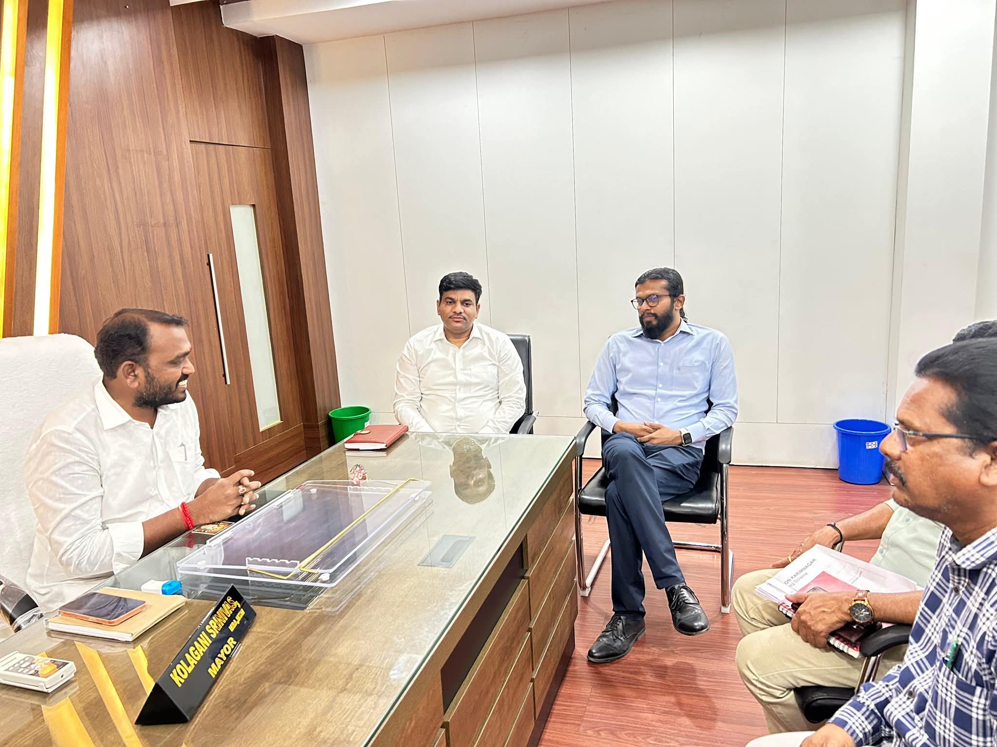 కరీంనగర్‌లో అర్బన్ ఛాలెంజ్ ఫండ్ ప్రాజెక్టుల పరిశీలనకు కేంద్ర బృందం పర్యట