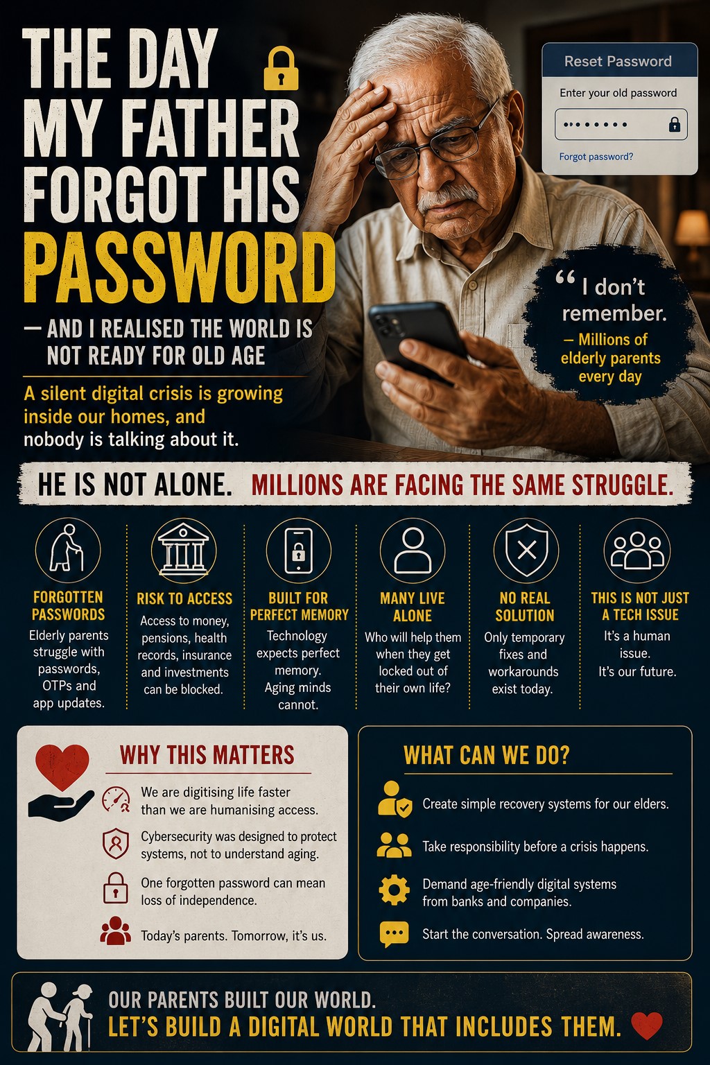 The Growing Digital Challenge Facing Elderly Users in an Increasingly Online World