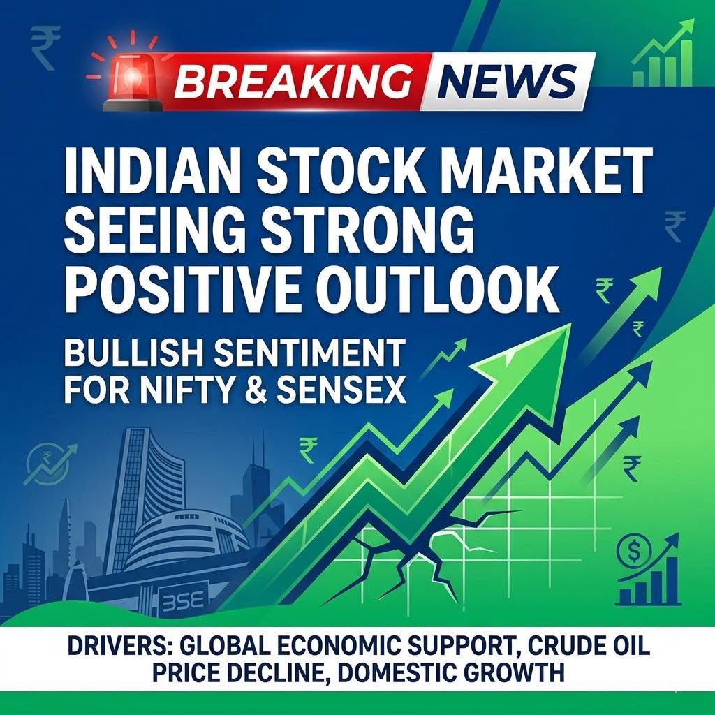 Indian Stock Market Shows Positive Momentum Amid Global and Domestic Support
