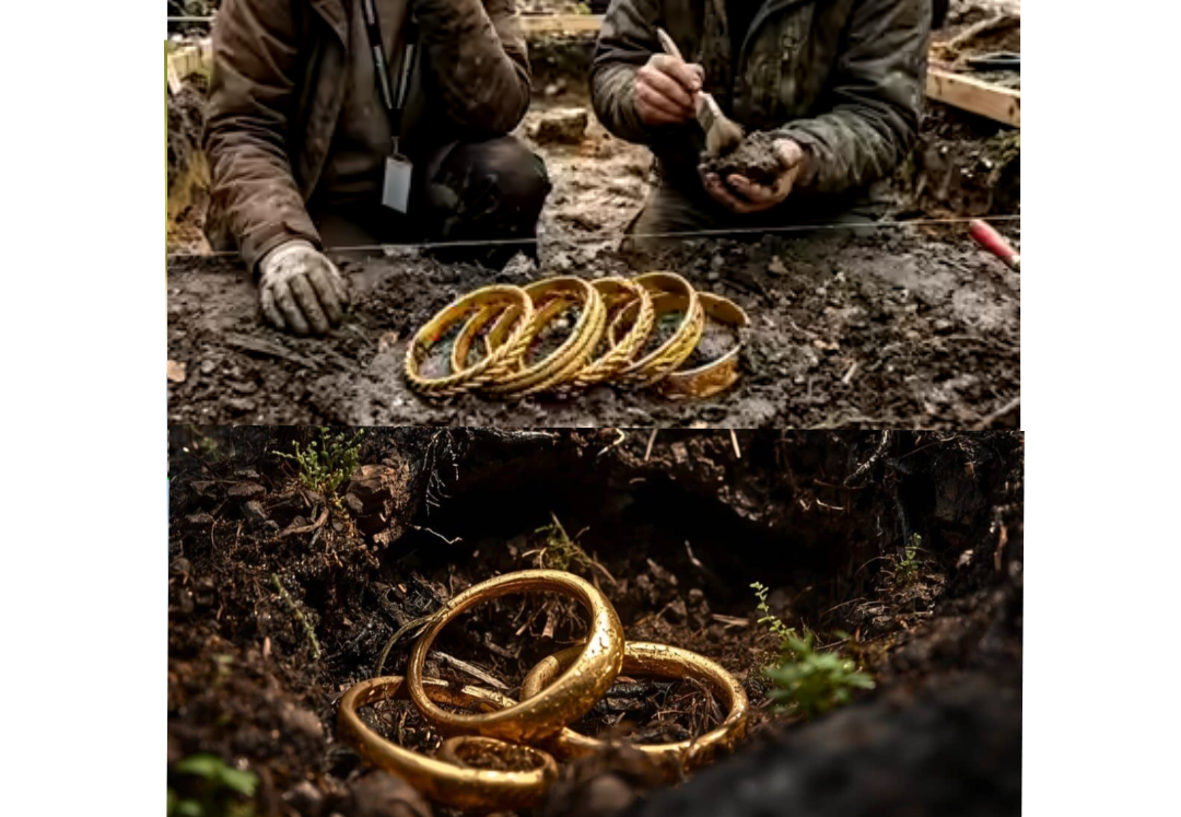 1,000-Year-Old Viking Age Gold Bracelets Discovered in Denmark