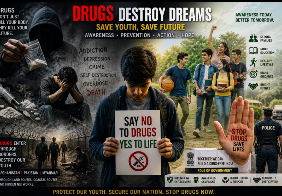 Drugs Impacting Youth: A Growing Crisis Threatening India’s Future