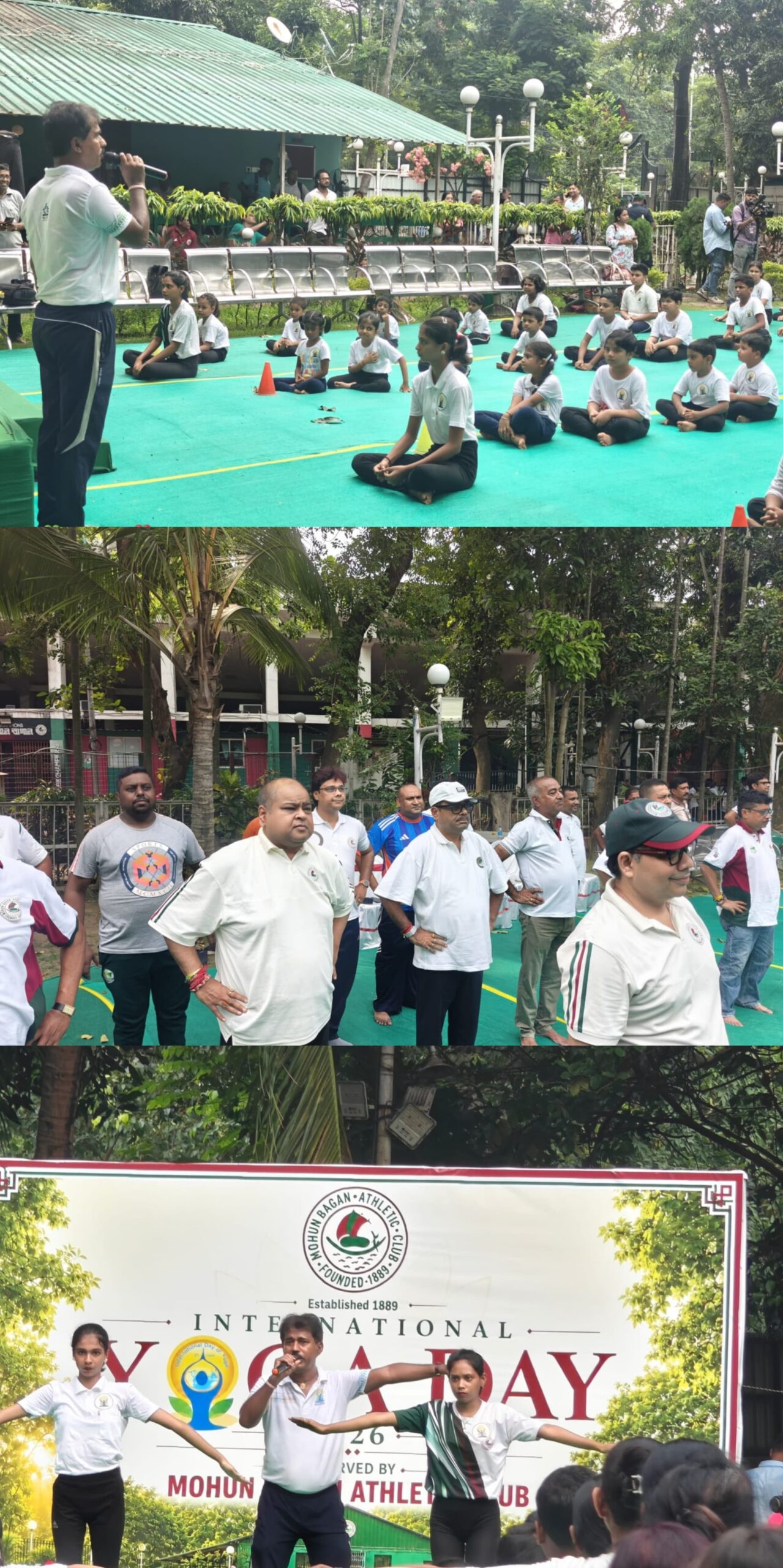 মোহনবাগান অ্যাথলেটিক ক্লাবে আন্তর্জাতিক যোগ দিবস ২০২৬ উদযাপ