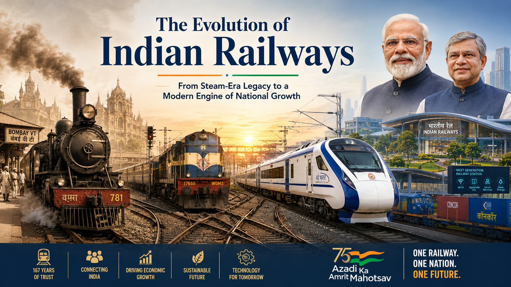 The Evolution of Indian Railways: How India’s Lifeline Became a Modern Engine of National Growth