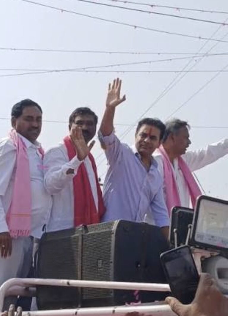 K. T. Rama Rao Visits Jangaon to Review Development Works