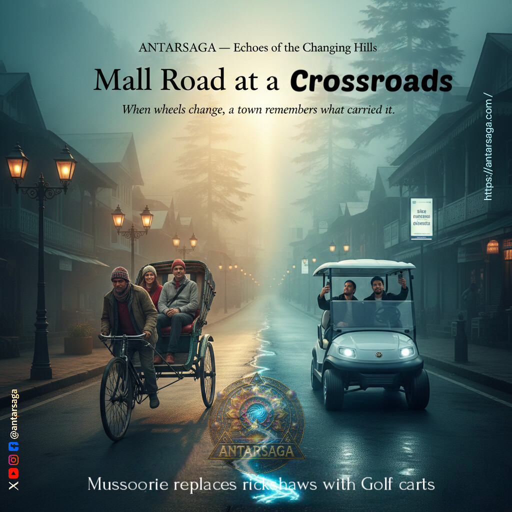 Mussoorie’s Mall Road to Replace Cycle Rickshaws with Golf Carts — Convenience vs Character Debate Begins