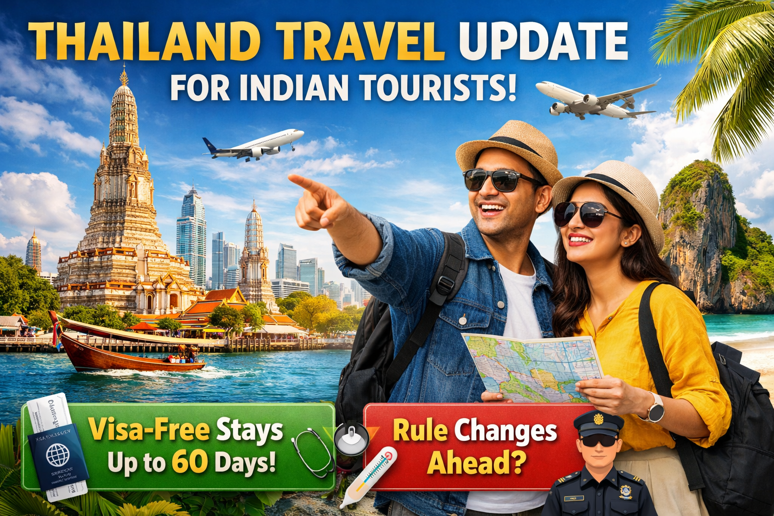 Thailand Rolls Out New Travel Advantages for Indian Tourists While Reviewing Entry Rules