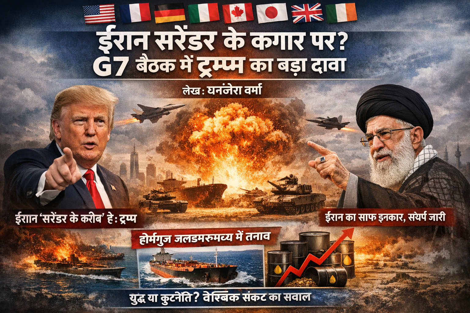 ईरान सरेंडर के कगार पर? G7 बैठक में ट्रम्प का बड़ा दावा