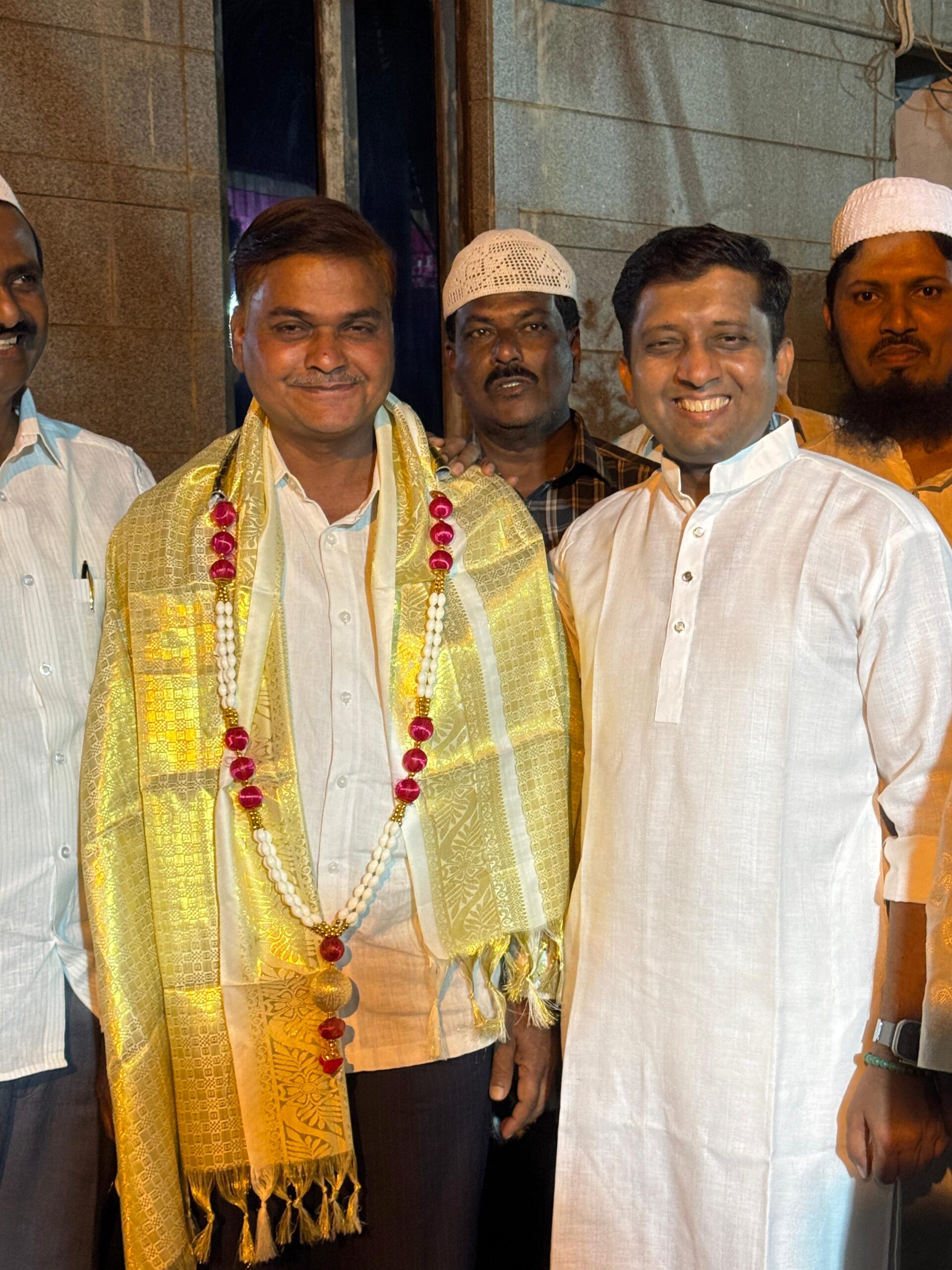 Shri Peera Khadri Felicitated as New Chairman of PLD Bank in the Presence of Former MLA Shri Anand Nyamagouda