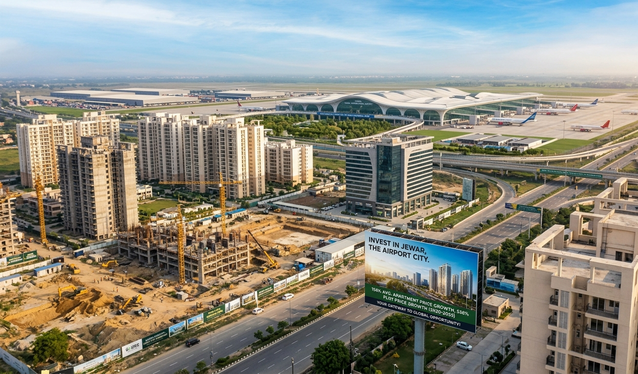 The $1 Billion ‘Plot’ Twist: How Jewar Airport is Rewriting Noida’s Future