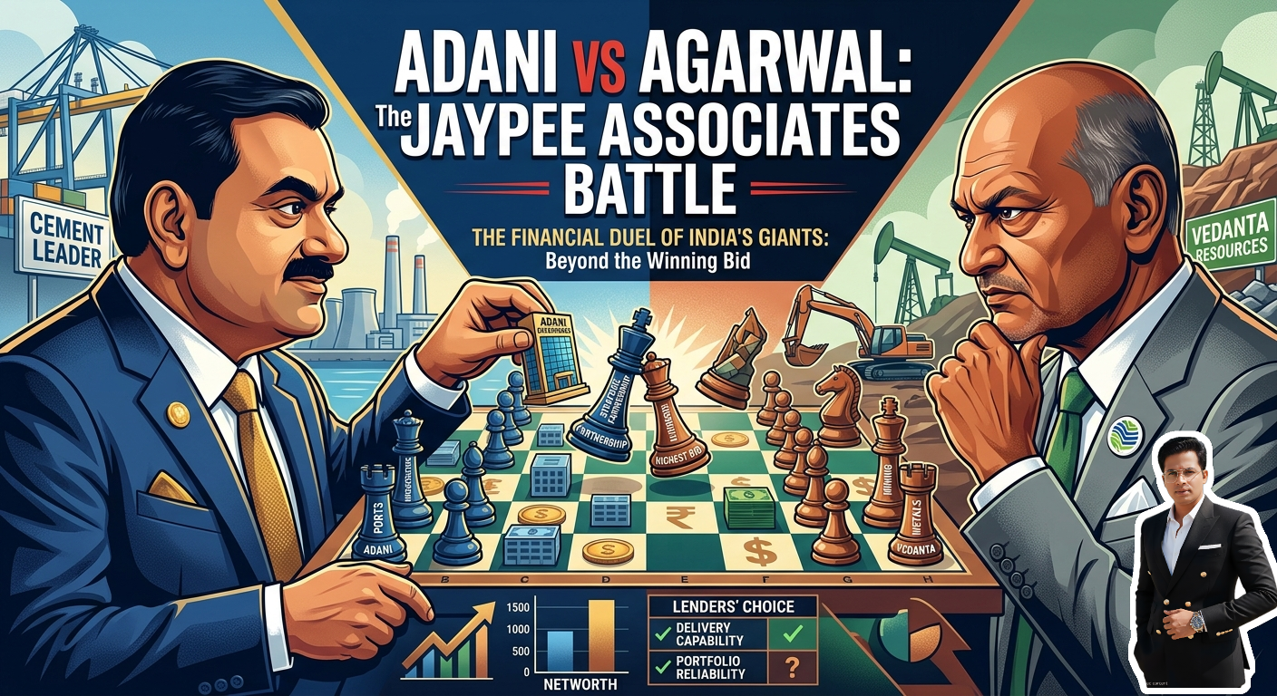 अडानी vs अग्रवाल: जेपी एसोसिएट्स के लिए छिड़ी सबसे बड़ी ‘बिड वॉर’