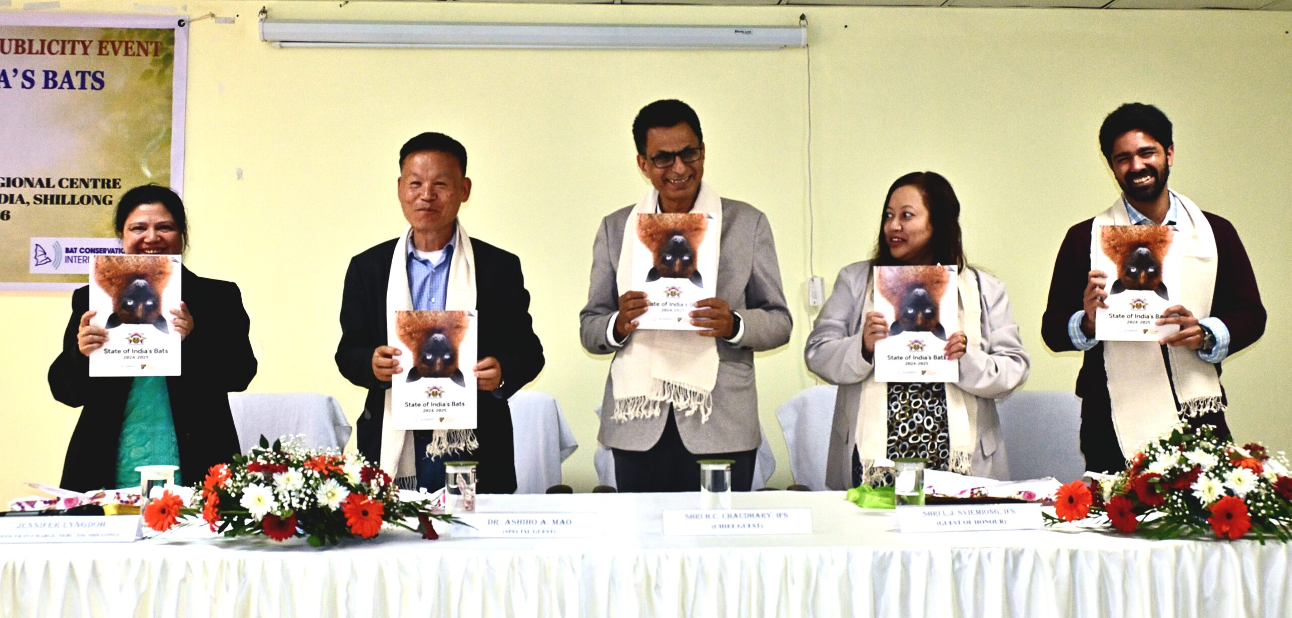 Report Release of State of India’s Bats Held at ZSI, Shillong :