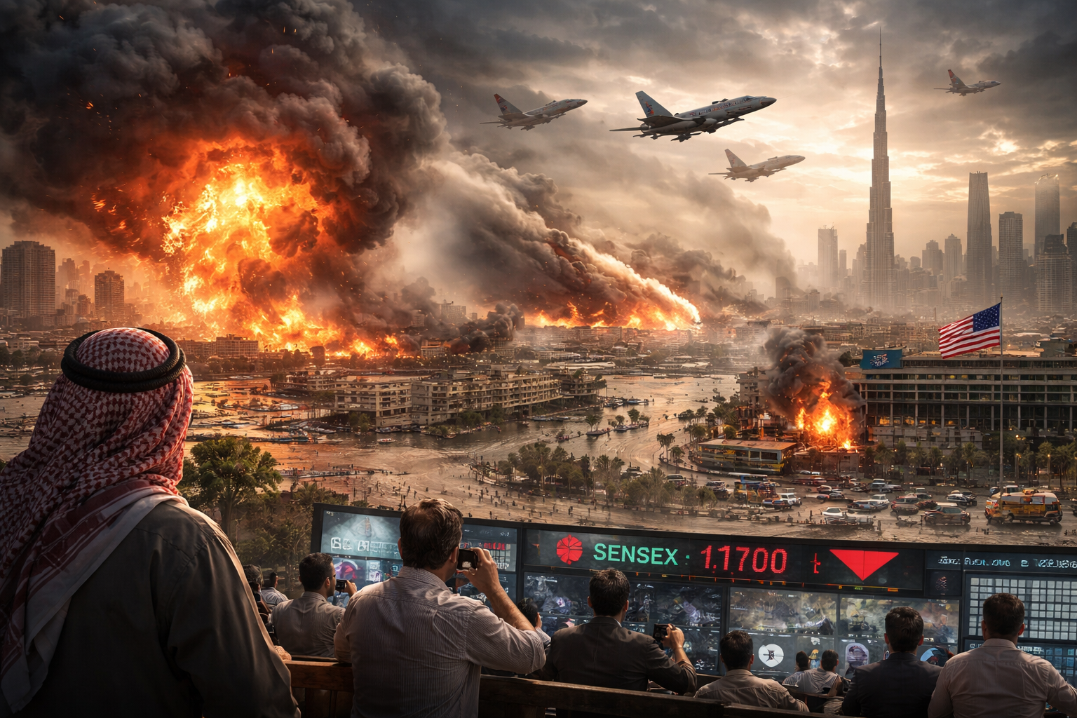 West Asia Conflict Escalates as Global Tensions Rise; Indian Markets React Sharply