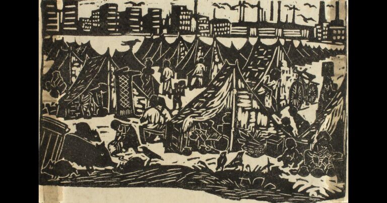 Chittaprosad's Art: A Window into Mumbai's Labour Camp Era Amidst Rapid Urban Transformation