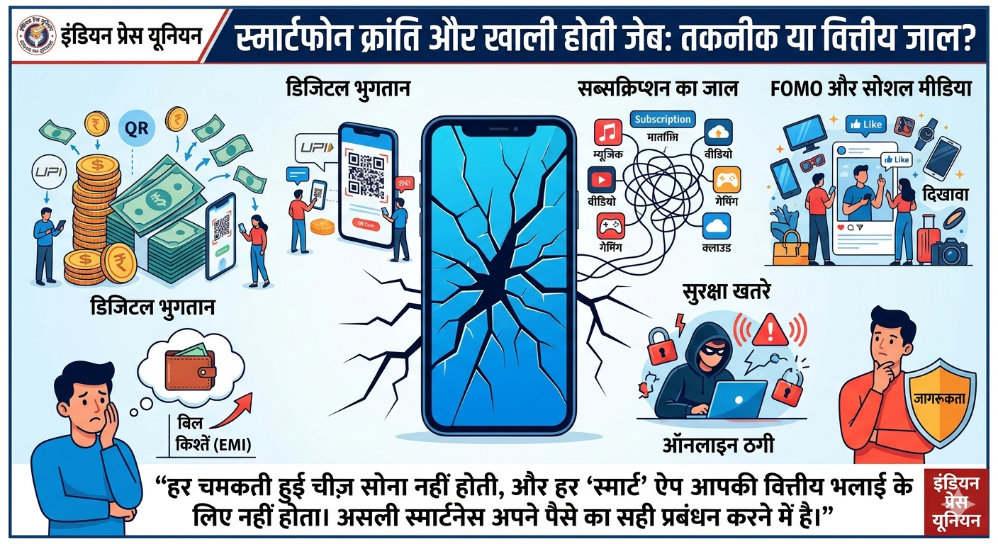 विषय: स्मार्टफोन क्रांति और खाली होती जेब