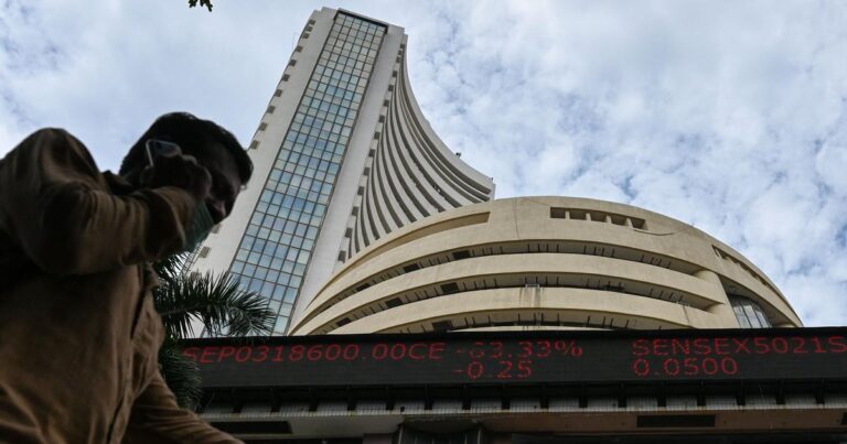 Indian Stock Market Faces Heavy Losses as Rupee Dips Amid Global Tensions