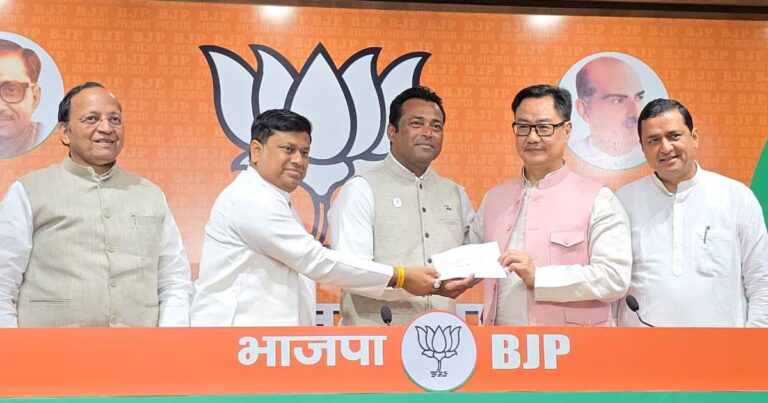 Tennis Star Leander Paes Joins BJP, Aims to Drive Change in West Bengal