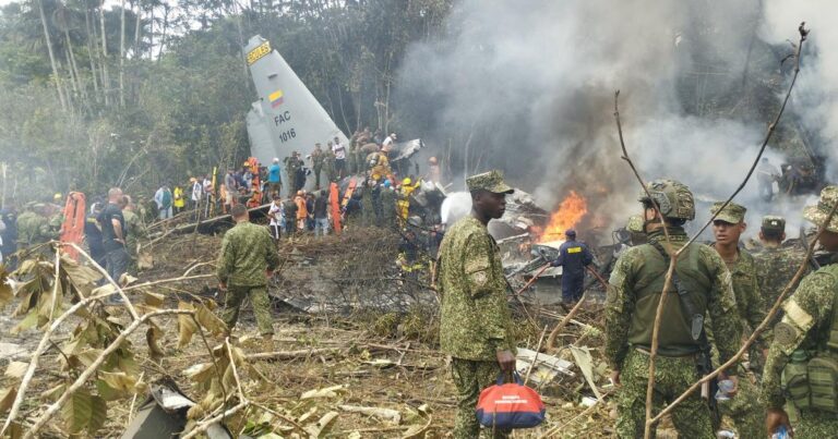 Tragic Military Aircraft Crash in Colombia Claims 66 Lives