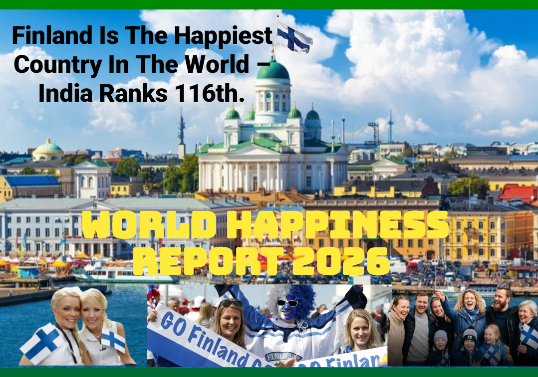 World Happiness Report 2026 :: Finland Is The World’s Happiest Country – India Ranks 116th