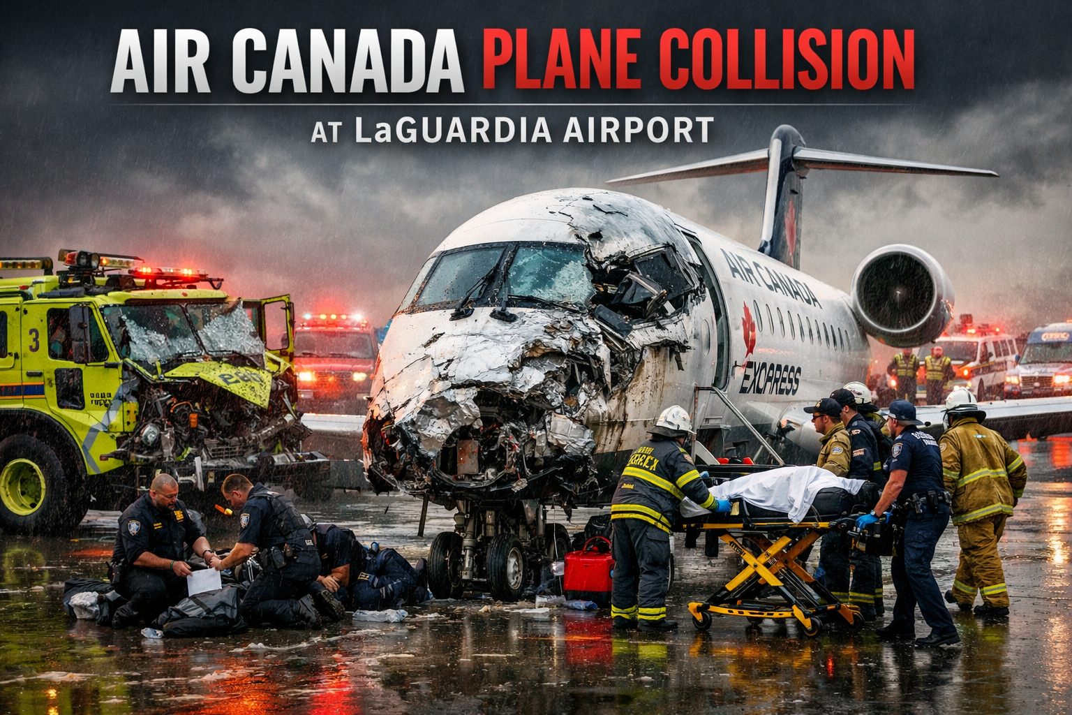 Air Canada Plane Collision at LaGuardia Airport