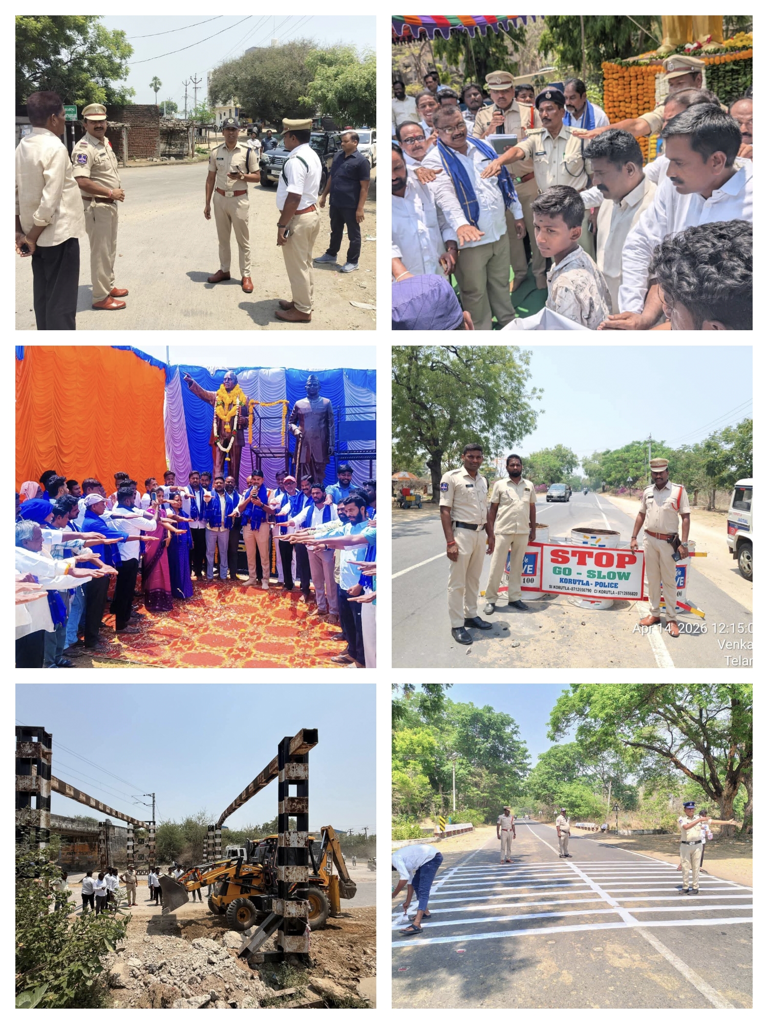 Special surveillance on road accident black spots in Jagtial district to prevent road accidents: jagtial SP Ashok Kumar, IPS