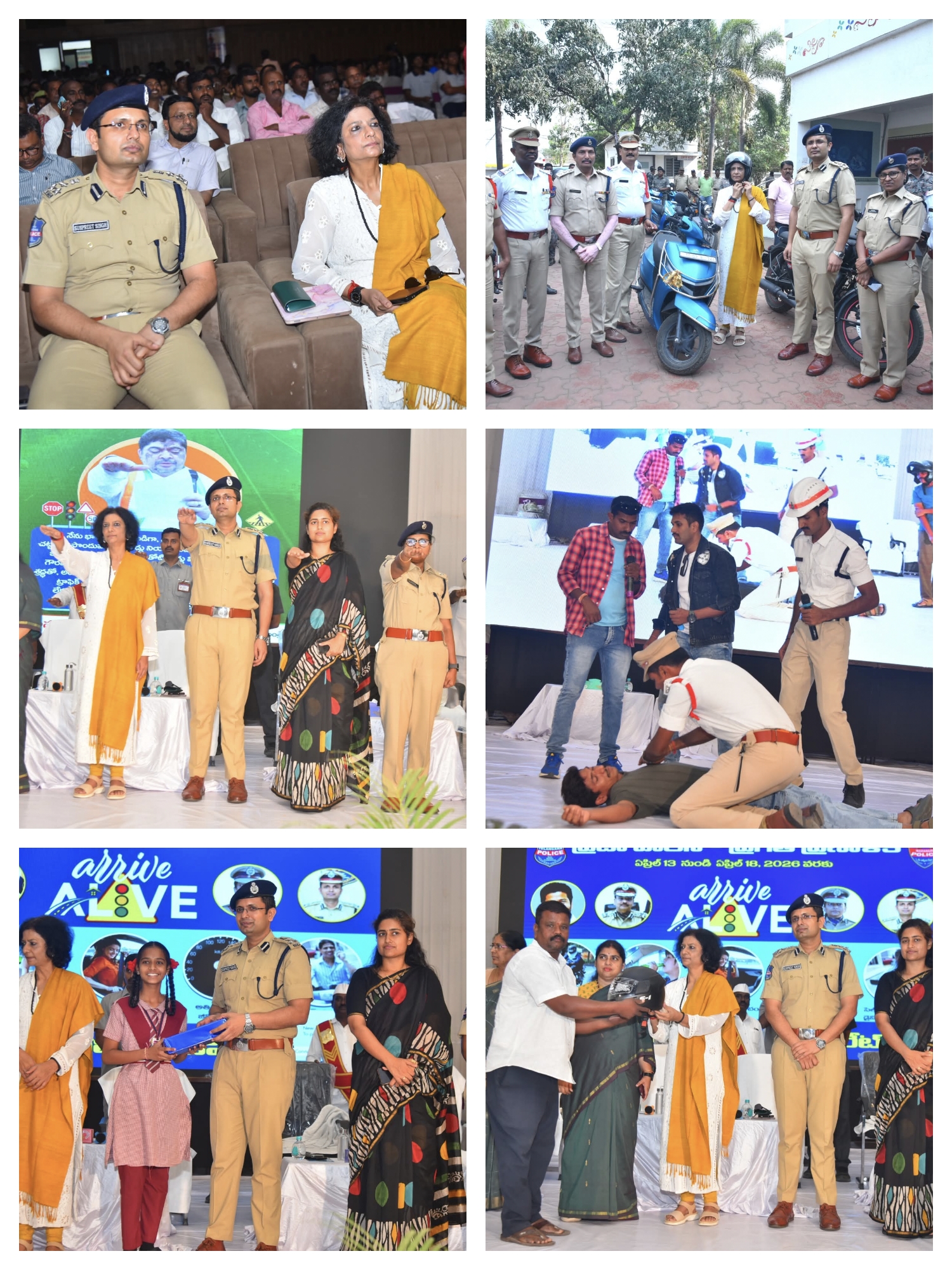 సురక్షిత ప్రయాణాలే లక్ష్యం: ‘అరైవ్ అలైవ్’ కార్యక్రమంపై అవగాహన