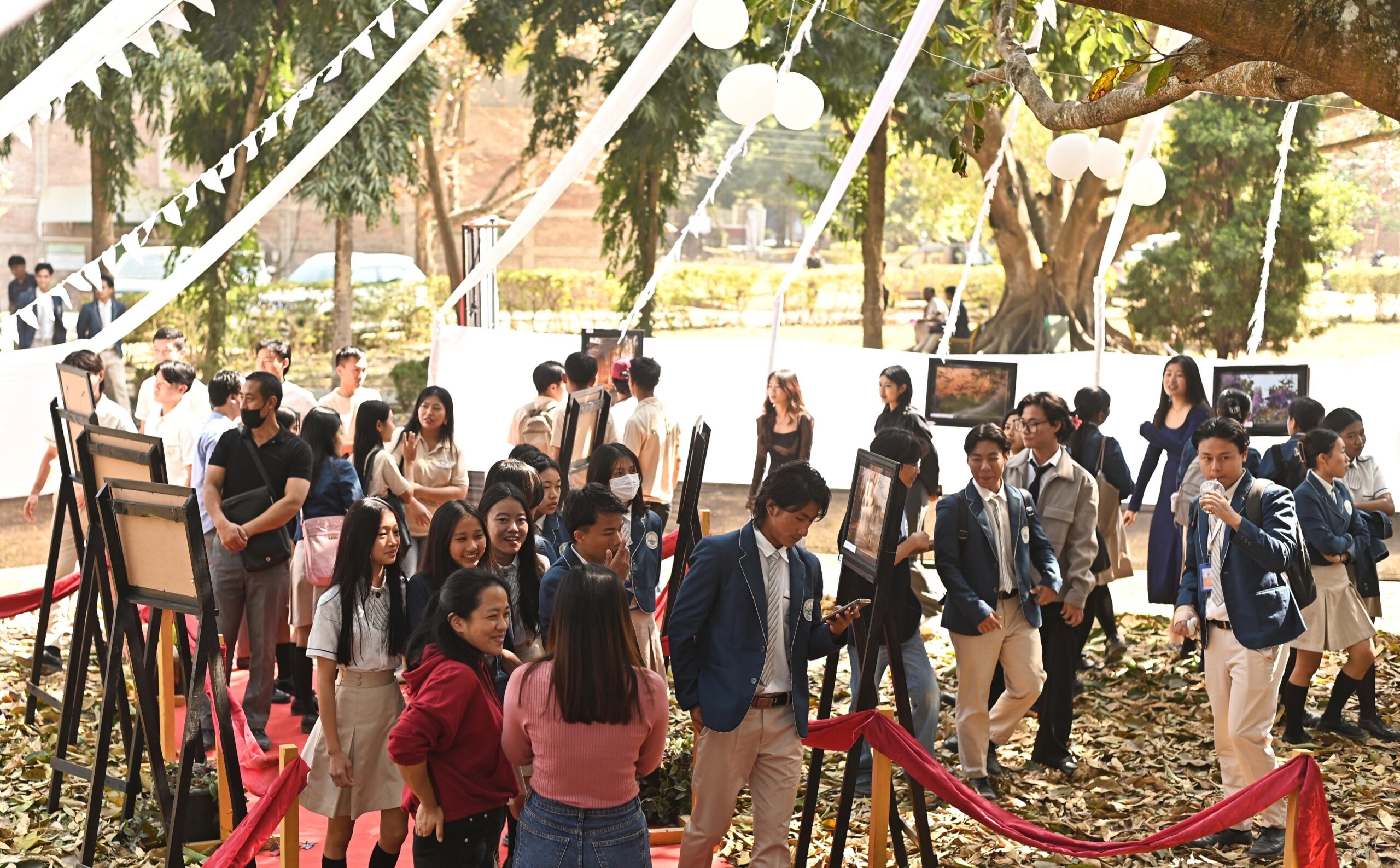 Photography Exhibition on “Language of Colour in Silent Geometry” Conducted at Patkai Christian College