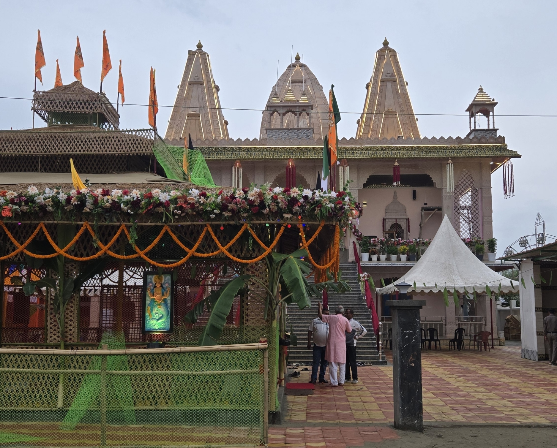 पुनर्निर्मित बोकाखात सत्यनारायण ठाकुरबाड़ी में आज से प्राण प्रतिष्ठा महोत्सव