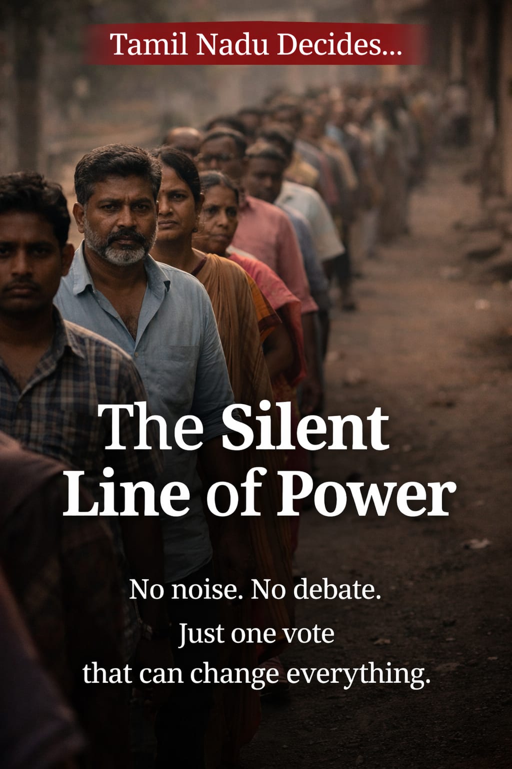 “Beyond the Noise: The Silent Voter Who Will Decide Tamil Nadu’s Next Government”