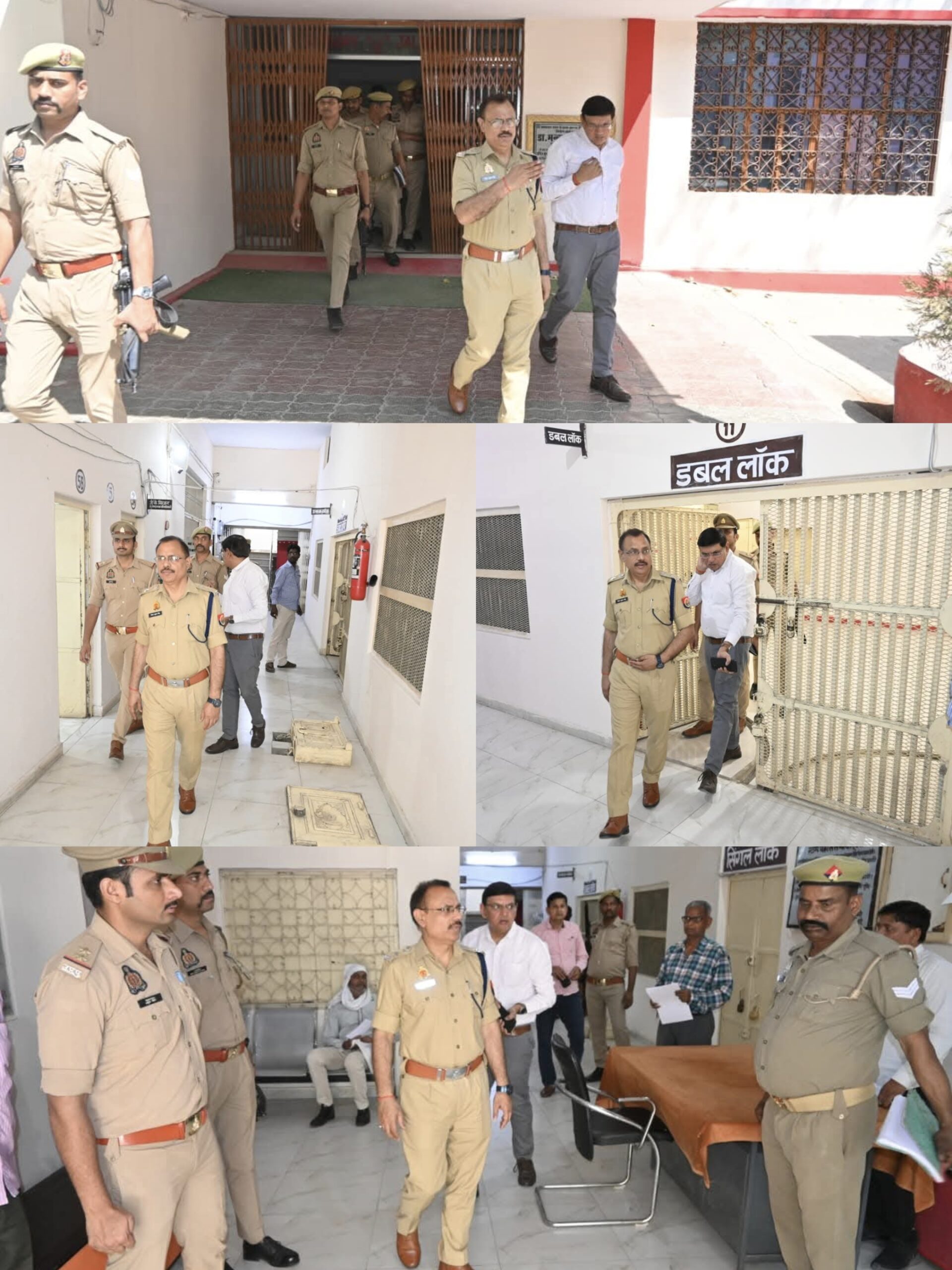 जालौन: होमगार्ड भर्ती परीक्षा को लेकर प्रशासन सतर्क, एसपी ने किया कोषागार का स्थलीय निरीक्षण।
