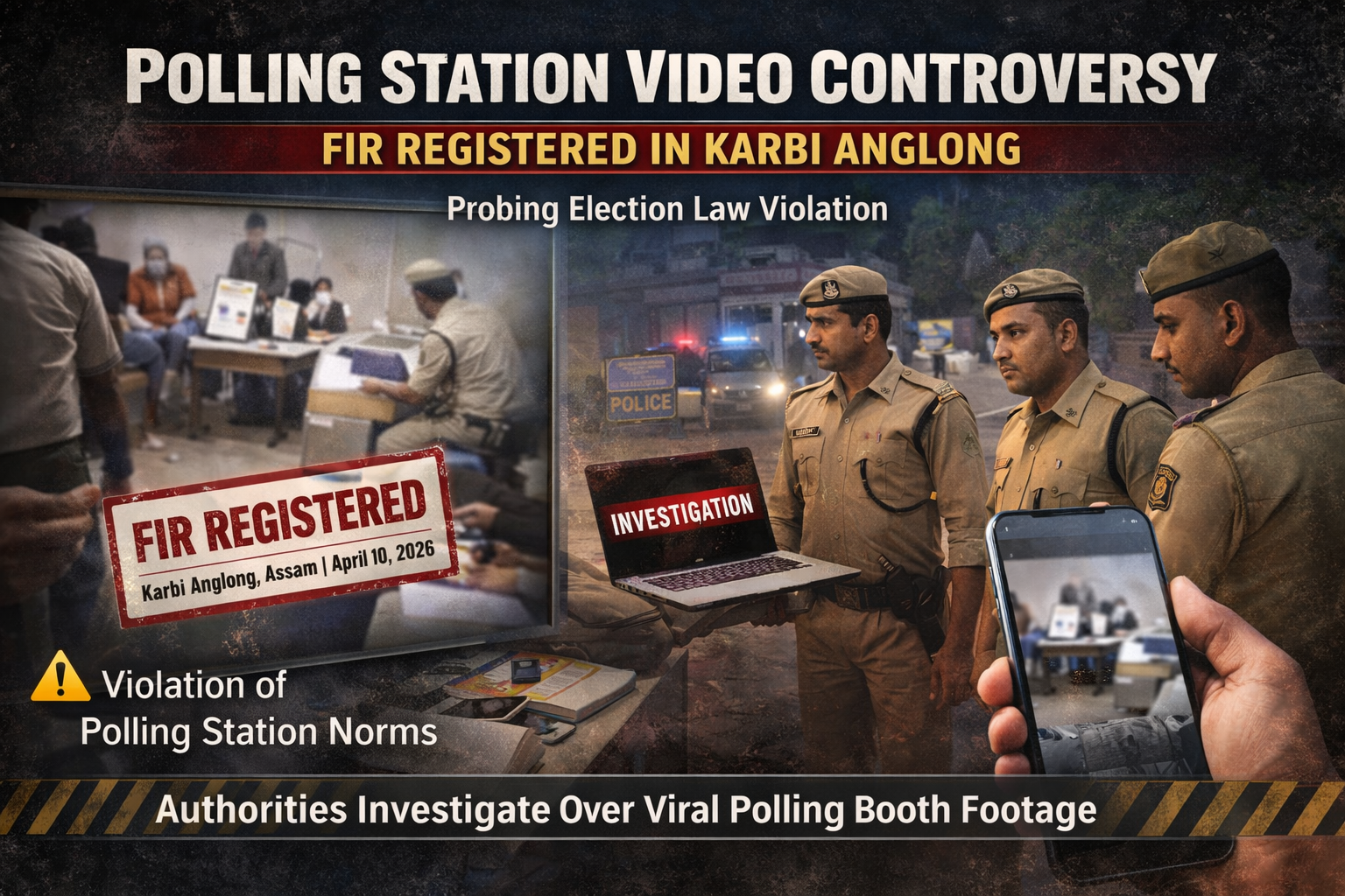 FIR Registered Over Polling Station Video in Karbi Anglong, Probe Underway