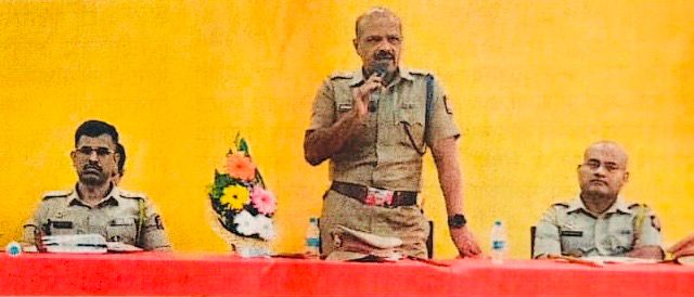 गुन्हेगारांवर कायद्याचा वचक हवा SP श्री.सोमनाथ घार्गे यांचे श्रीरामपुरात प्रतिपादन.