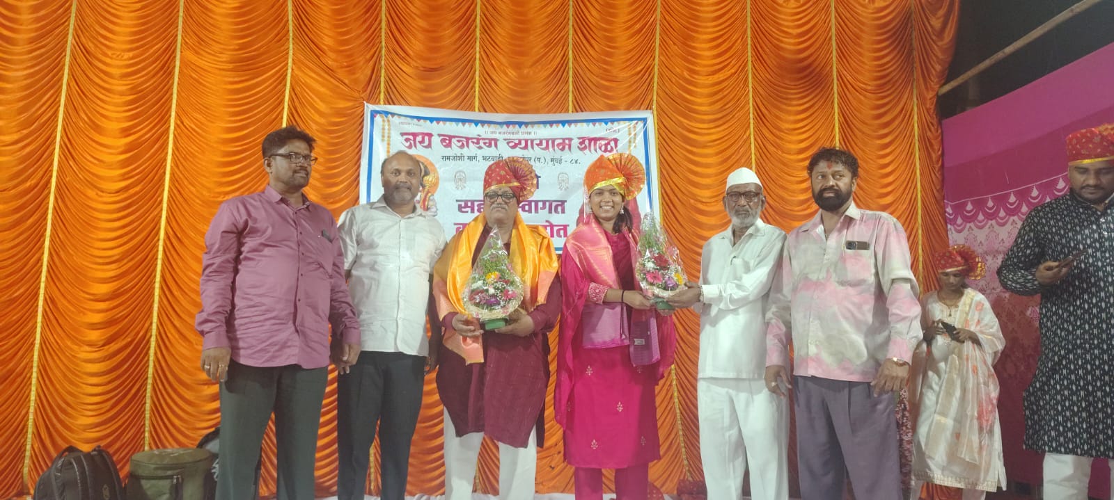 जय बजरंग व्यायाम शाळा मंडळ भटवाडी घाटकोपर पश्चिम मुंबई आयोजित भव्य दिव्य हनुमान जयंती महोत्सव