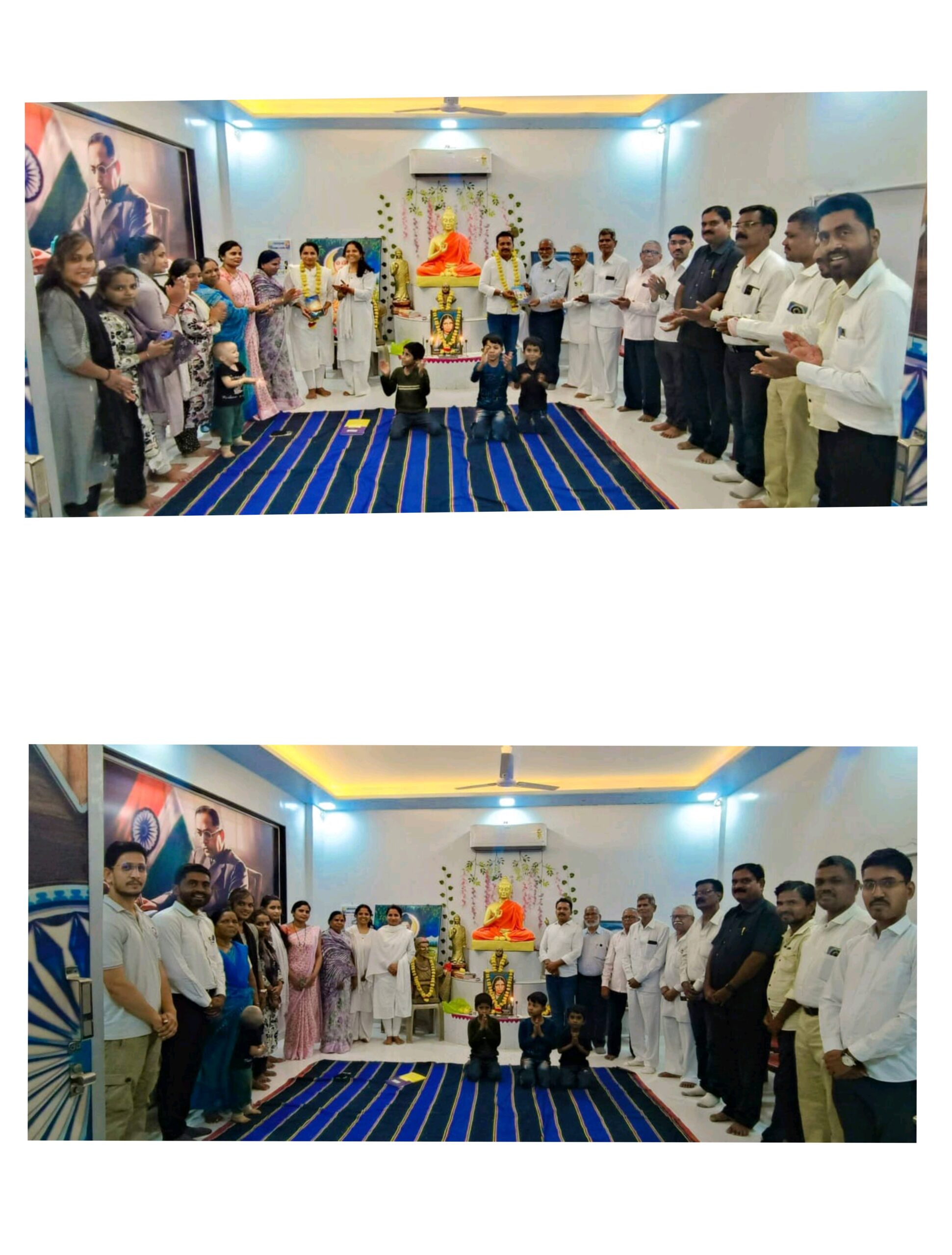 धम्मदीप बुद्ध विहारात चैत्र पौर्णिमा उत्साहात साजरी