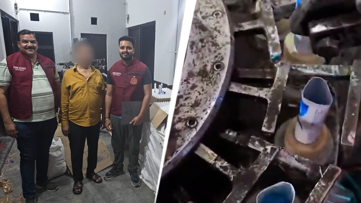 Delhi Police Busts Fake Sensodyne Toothpaste Racket in Outer Delhi, Seizes Unhygienic Manufacturing Unit