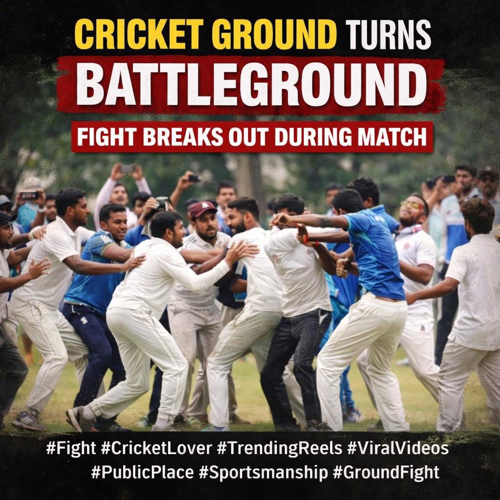 Cricket Ground Turns Battleground: Fight Breaks Out During Match