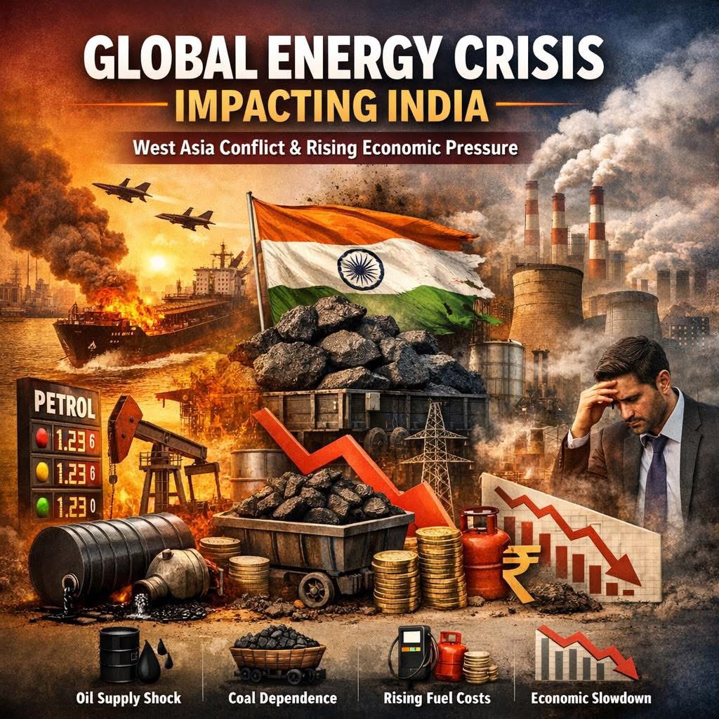 Global Energy Crisis Impacting India: West Asia Conflict and Rising Economic Pressure