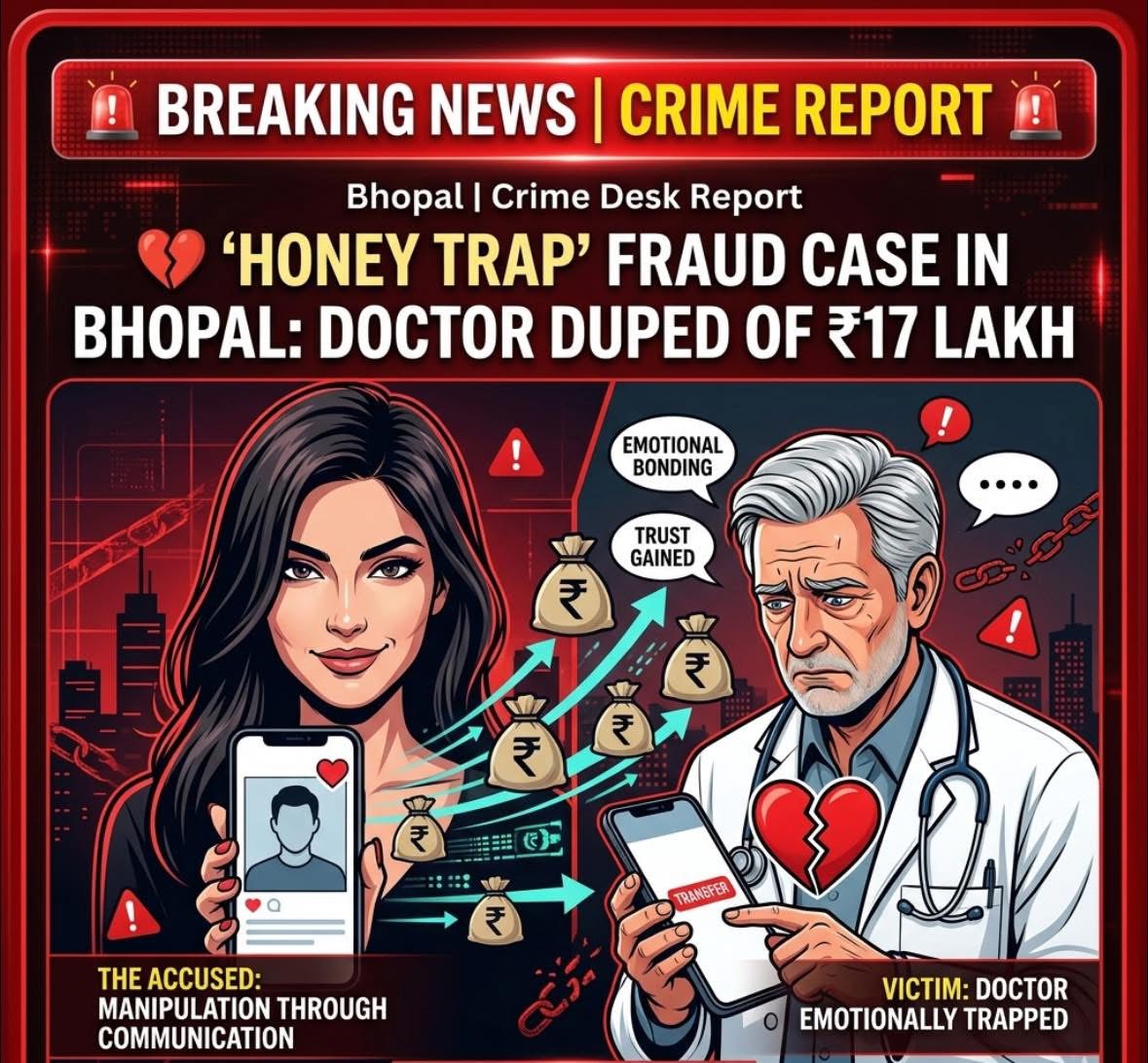 Doctor Alleges ₹17 Lakh Fraud in Bhopal; Police Register Case, Probe Underway