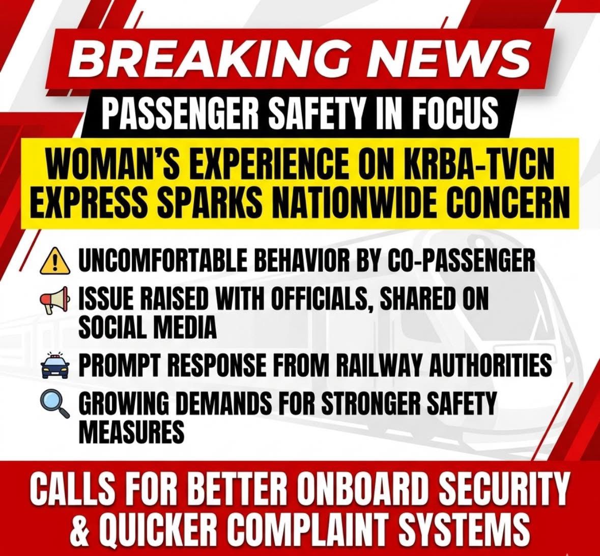 Passenger Safety Concerns Raised Following Incident on KRBA–TVCN Express