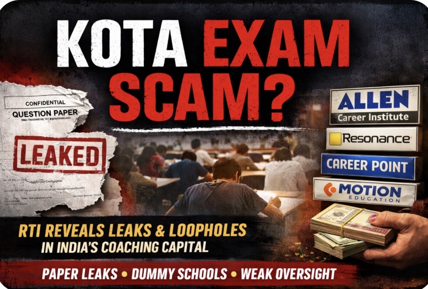 Kota Exam Scam? RTI Documents Expose Cracks in India’s Coaching Capital
