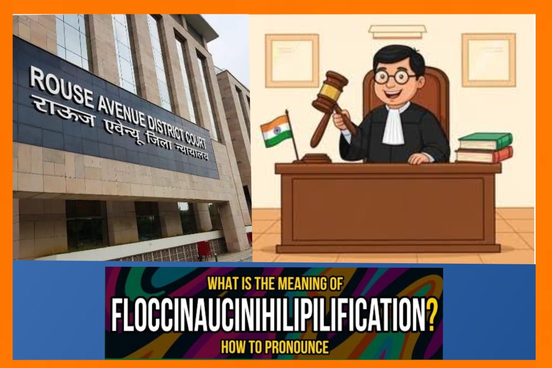 Judge Uses A 29-Letter Word While Dismissing A Petition At Delhi’s Rouse Avenue Court – What Does “Floccinaucinihilipilification” Mean-?