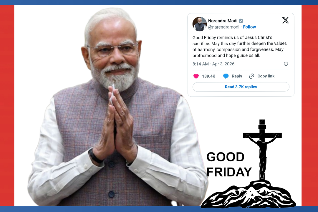PM Narendra Modi Sends Good Friday Greetings, Emphasizes Unity and Peace