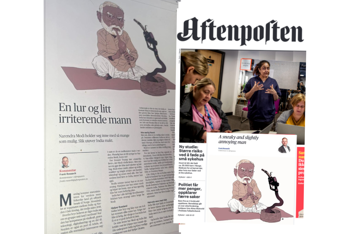 Norwegian Newspaper Cartoon Featuring PM Narendra Modi Triggers Online Debate