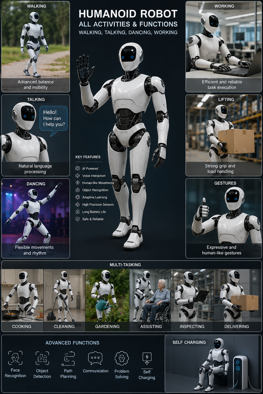 Humanoid Robot Breakthrough: AI-Driven Autonomous Machine Achieves Human-Level Intelligence