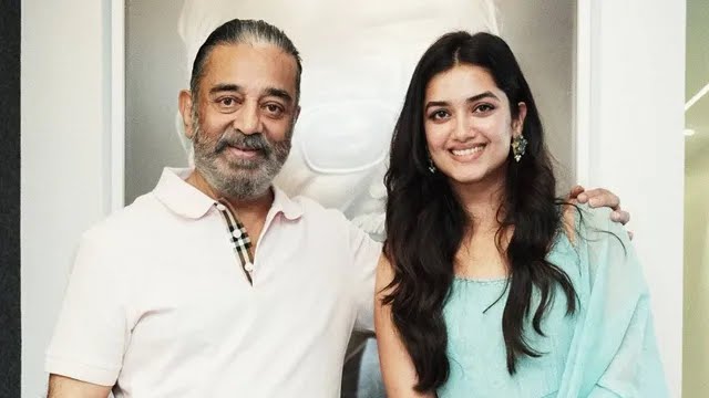 Bhagyashree Borse Meets Kamal Haasan During ‘Cheyon’ Shoot, Shares Emotional Note