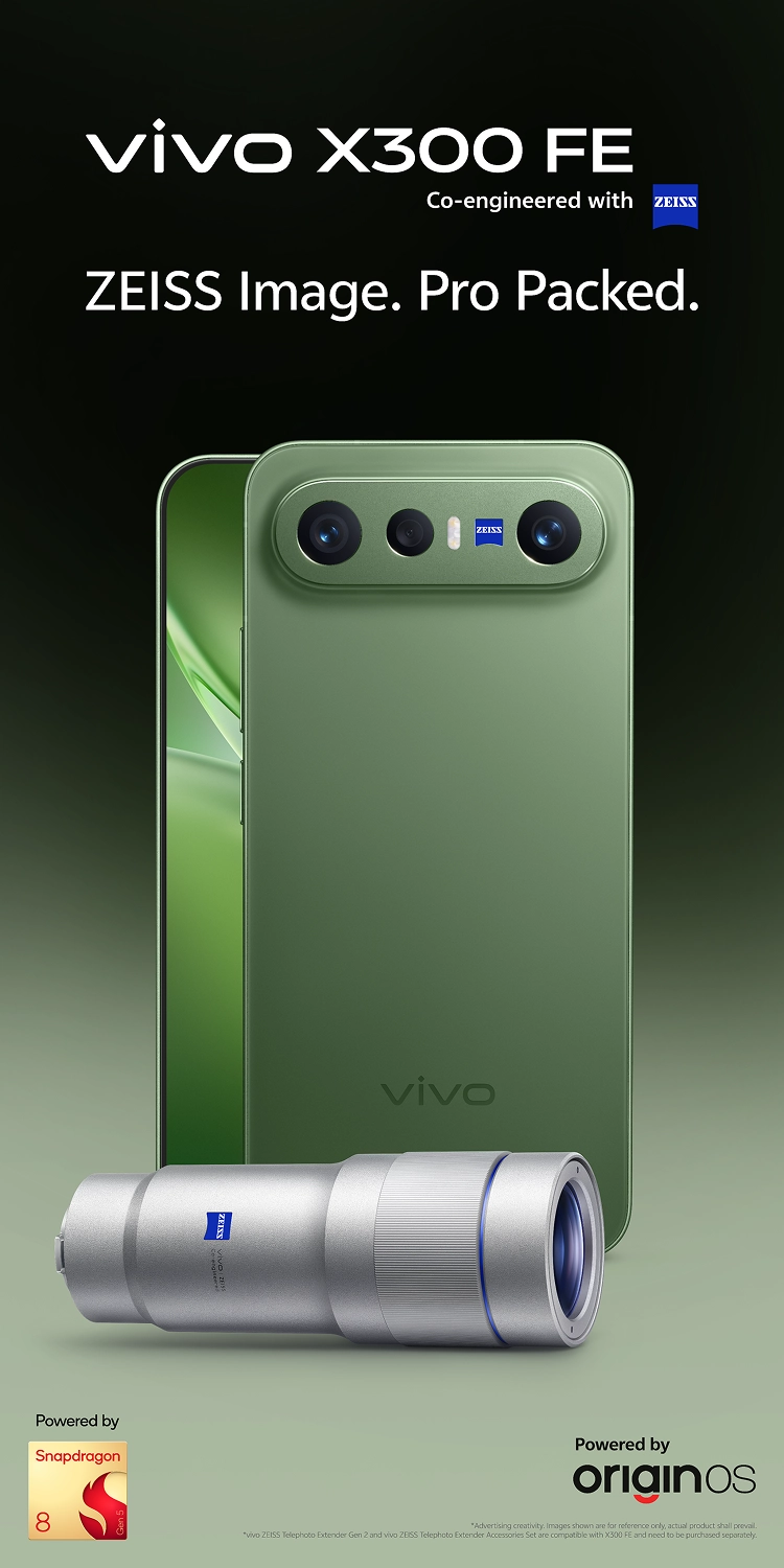 Vivo Launches X300 FE Smartphone in India with ZEISS Camera Setup