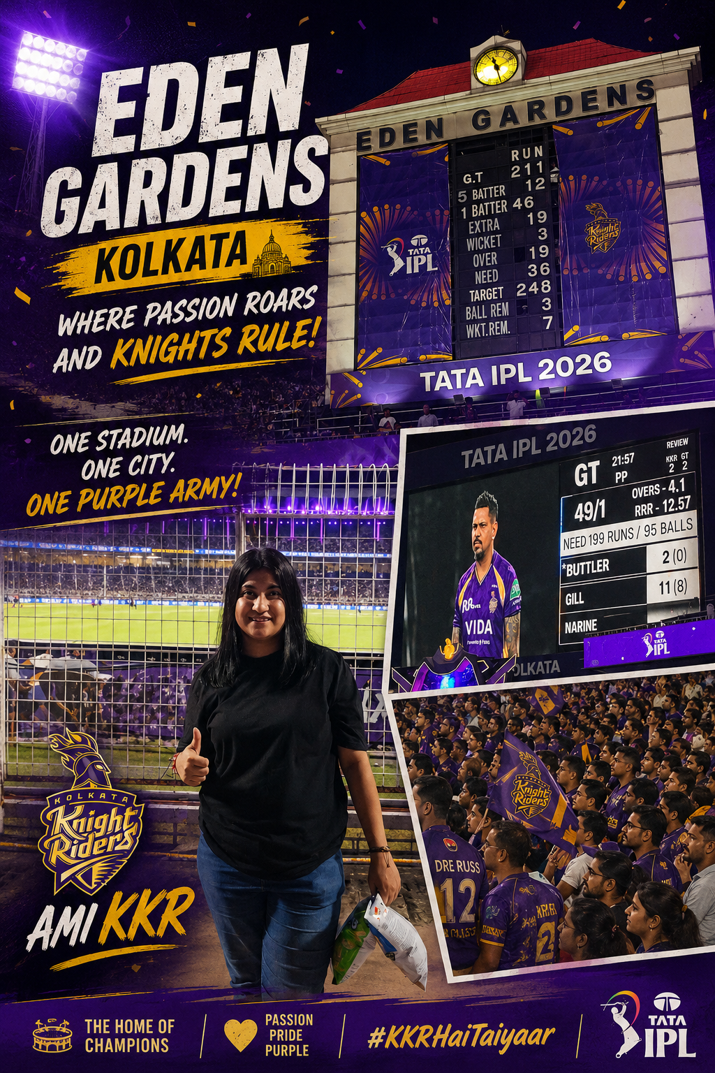 KKR Defeat Gujarat Titans at Eden Gardens in IPL 2026 Match