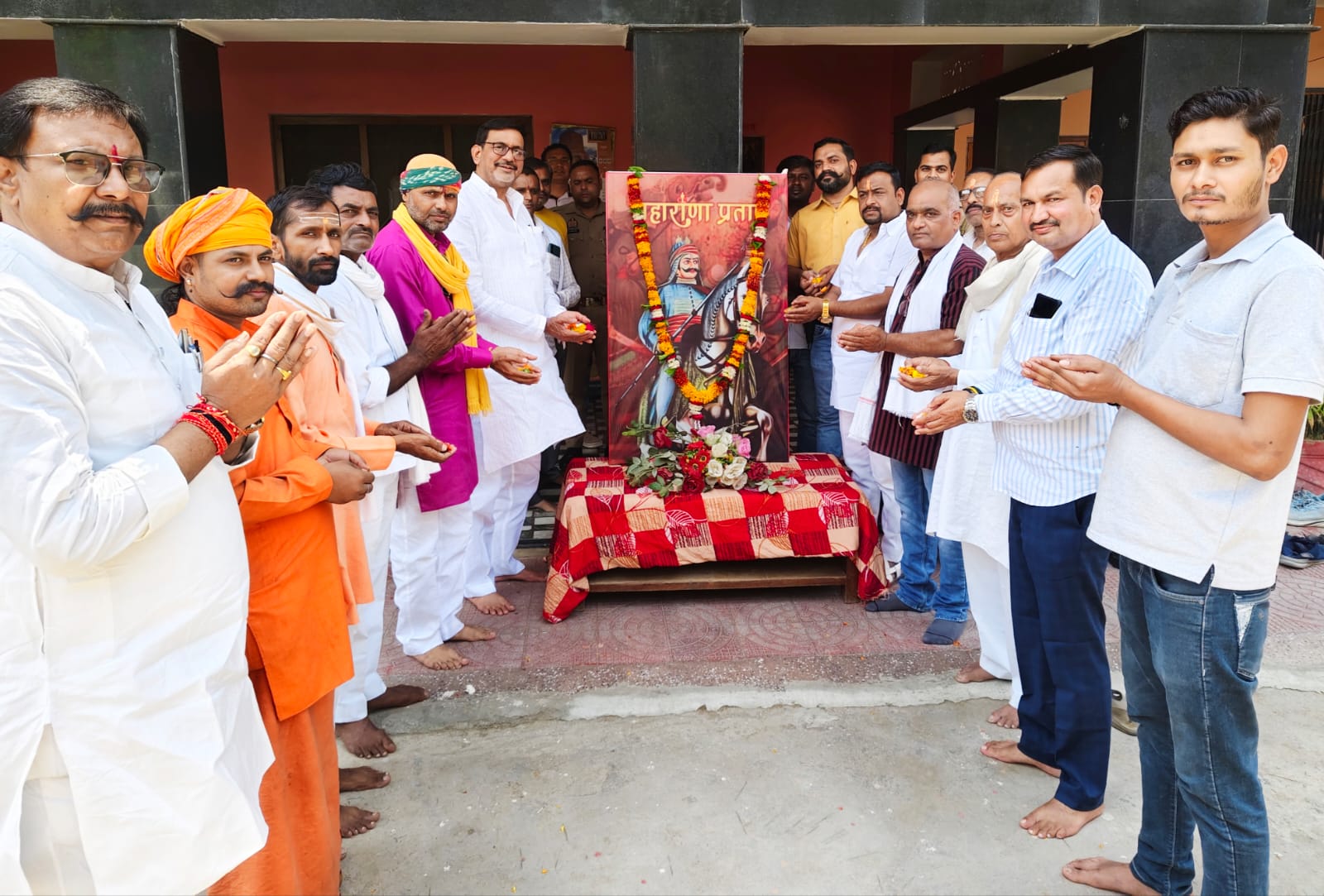 राष्ट्रभक्ति और श्रद्धा के साथ मनाई गई महाराणा प्रताप जयंती, पूर्व सांसद आर.के. सिंह पटेल ने किया नमन