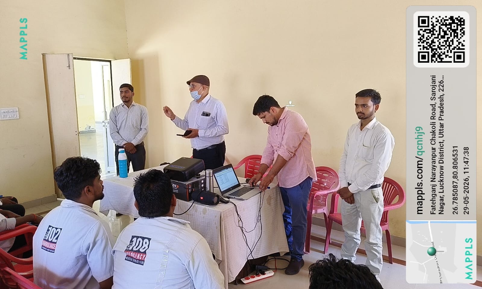 बेहटा सामुदायिक स्वास्थ्य केंद्र में इमरजेंसी मेडिकल टेक्नीशियन का दो दिवसीय प्रशिक्षण संपन्