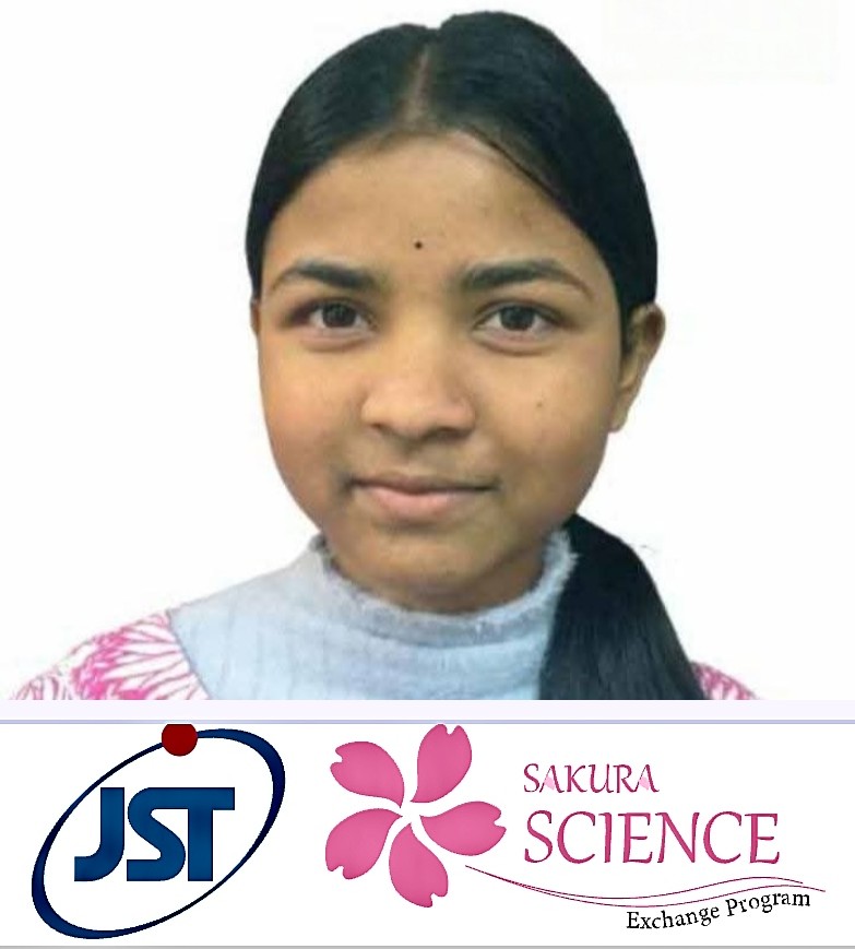 Rupamoni Orang Selected for SAKURA Science Program in Japan